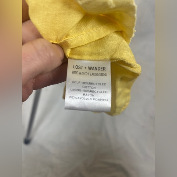 Lost + Wander Yellow Maxi Dress Size XS (0-2) NWT - Picture 9 of 13
